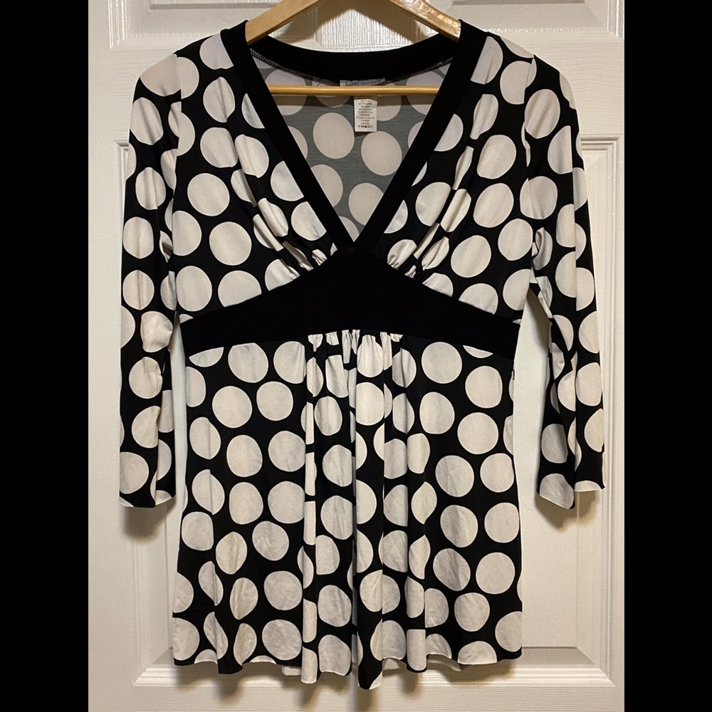 Polka dot blouse